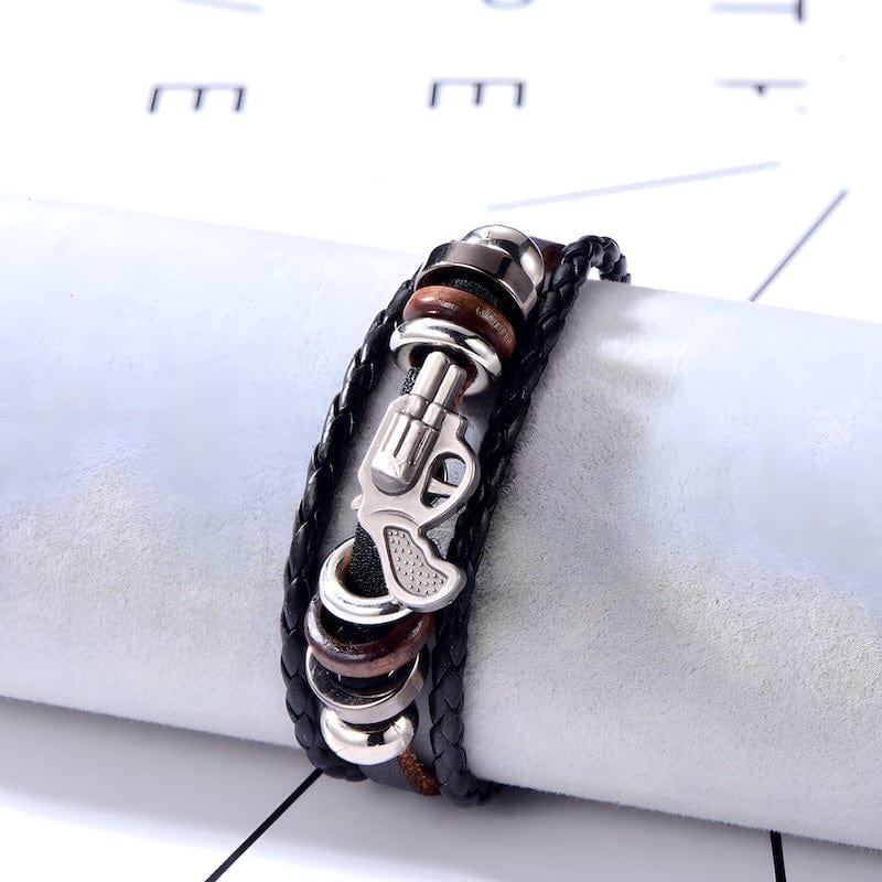 Cowboy Leather Multilayer Bracelet Leather Unique Leather Bracelets   